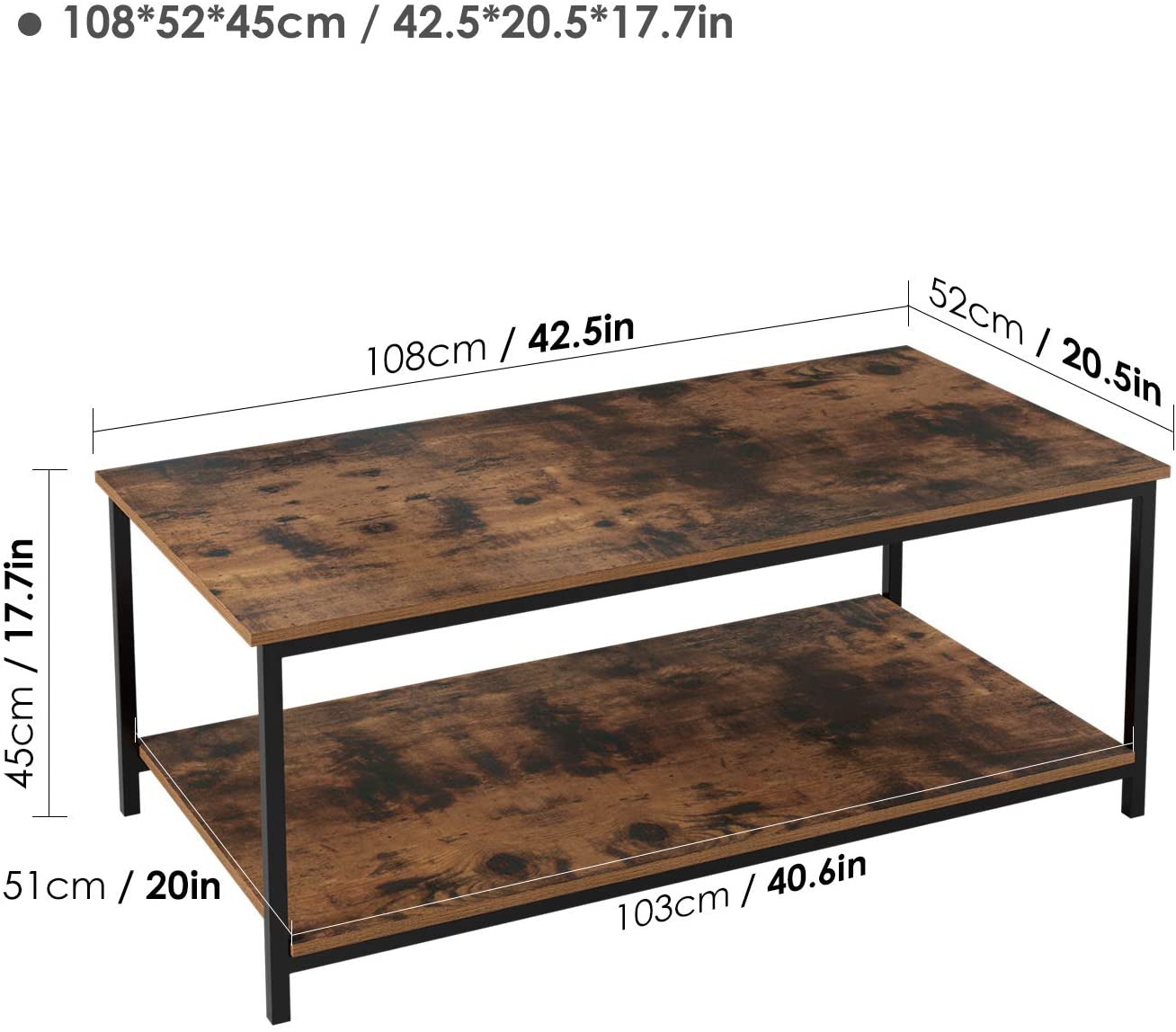 Coffee Tables | antique coffee table, Faster Shipping, featured, rectangle coffee table, Table for Coffee Machine, vintage furniture, Wood Coffee Table | Antique Style Rectangular Coffee Tabl
