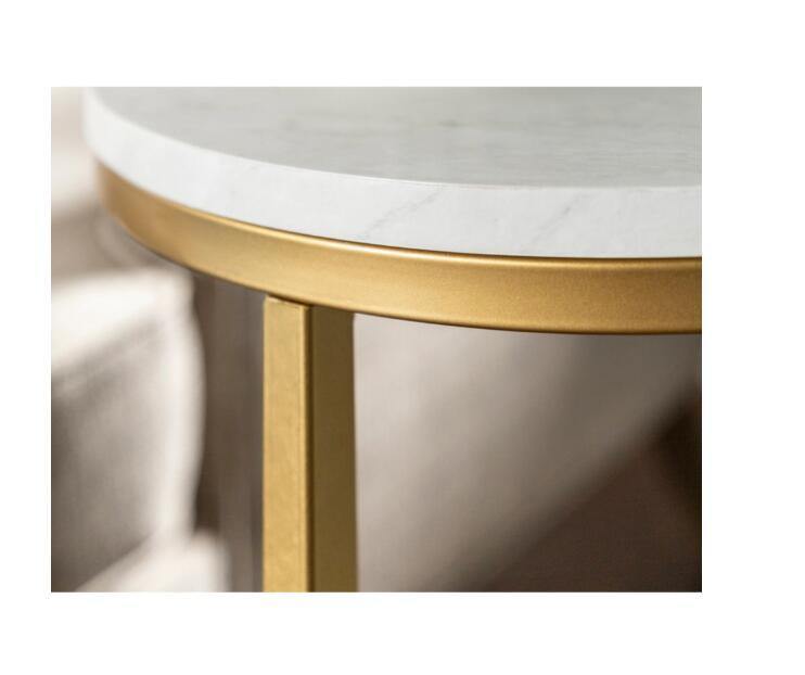End Tables | 16" round side table, coffee table ikea, coffee table wayfair, Coffee Tables, Featured, Metal side table, round side table, Round Side tables, Walker Edison 16" Round Side table,